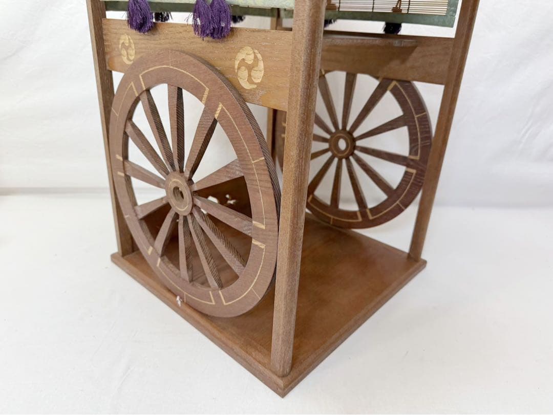 ほぼ未使用 茶道具 淡々斎好写 御幸棚 飾り棚 炉.風炉兼用 茶棚 紙箱