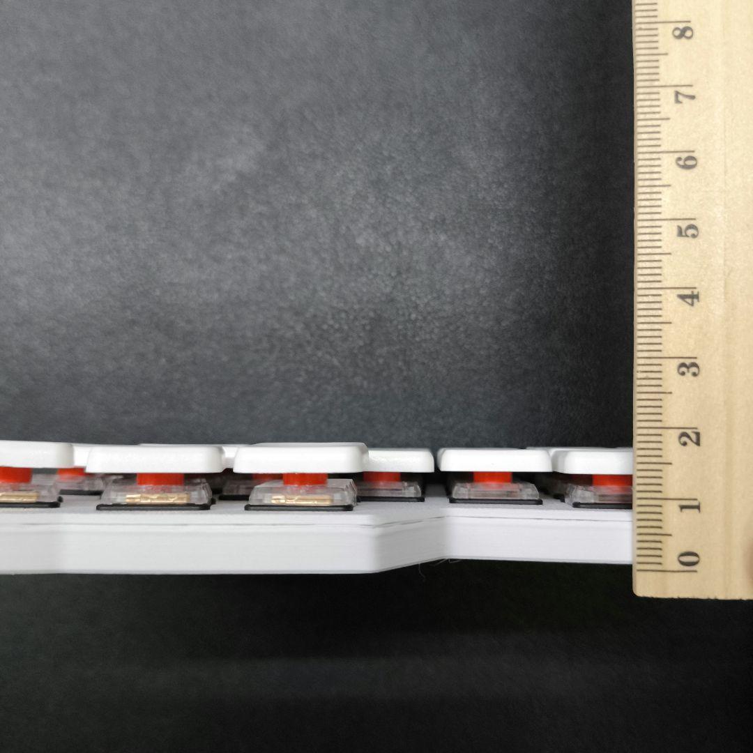 【完成品】46キー自作キーボード 無線化 完成品　ロープロファイル