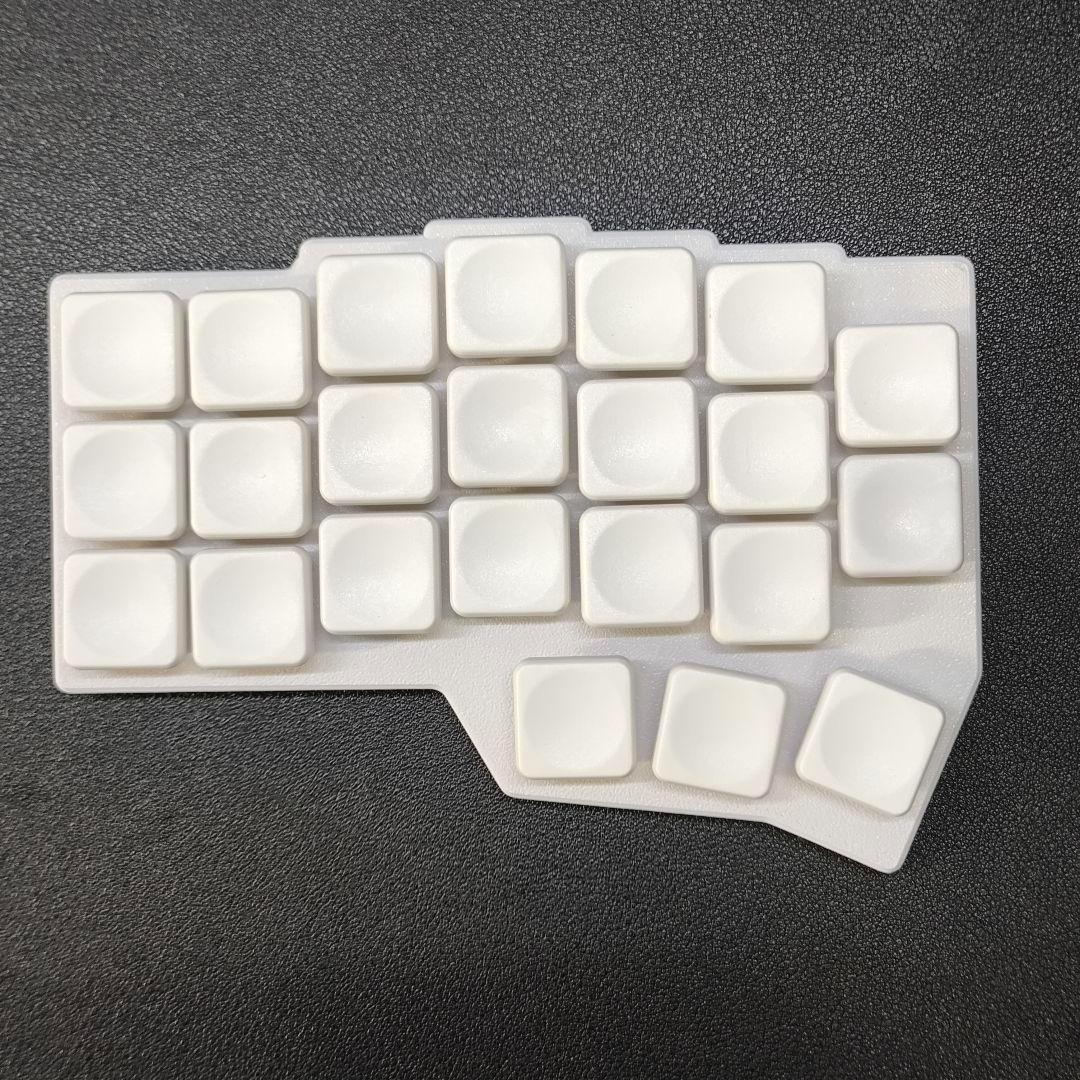 【完成品】46キー自作キーボード 無線化 完成品　ロープロファイル