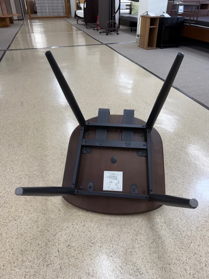 木製ダイニングチェア 黒