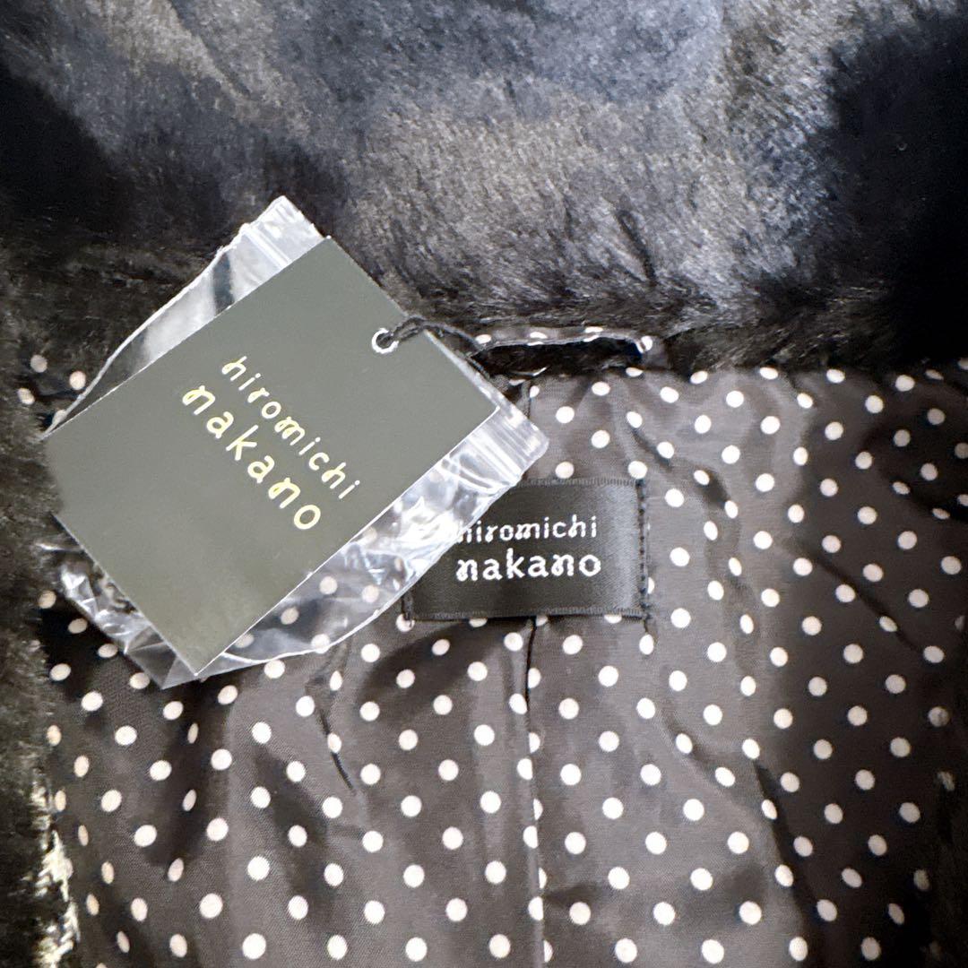 【新品】hiromichi nakano ポンチョ　着物コート　 千鳥格子　総柄