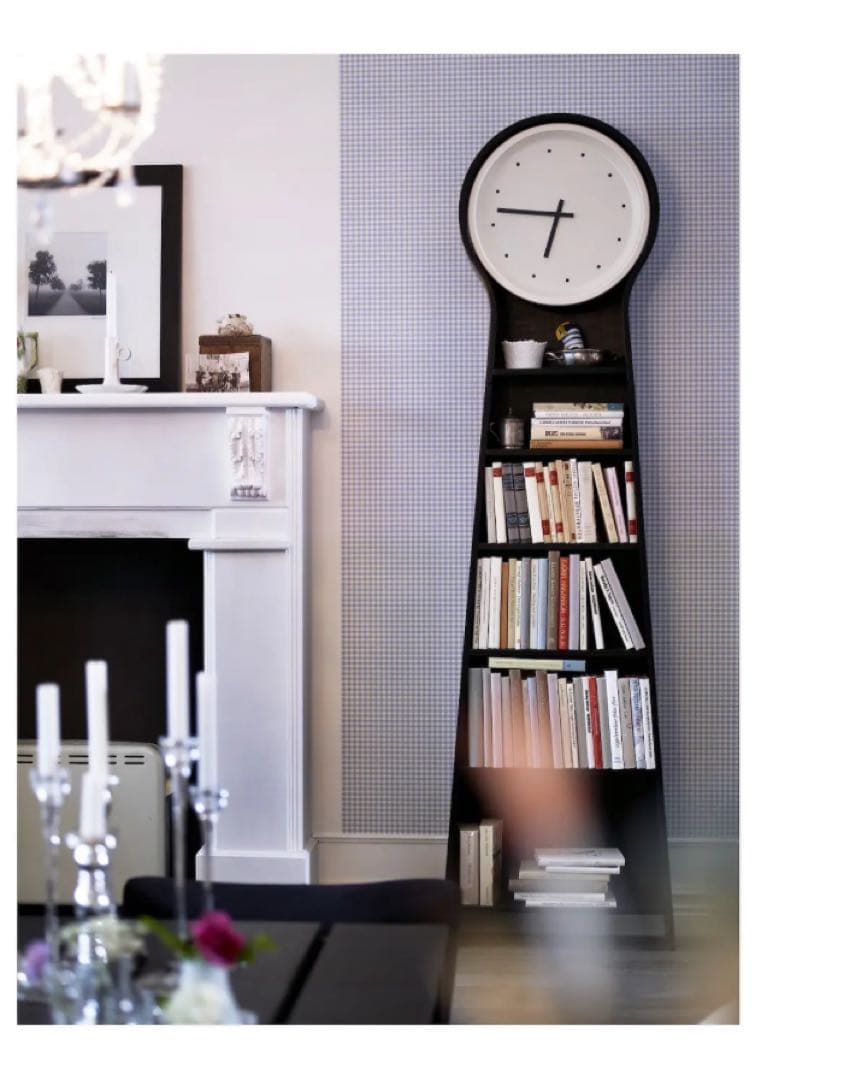 IKEA イケア 棚付き時計 置き時計　時計　PS Pendel ペンデル　本棚