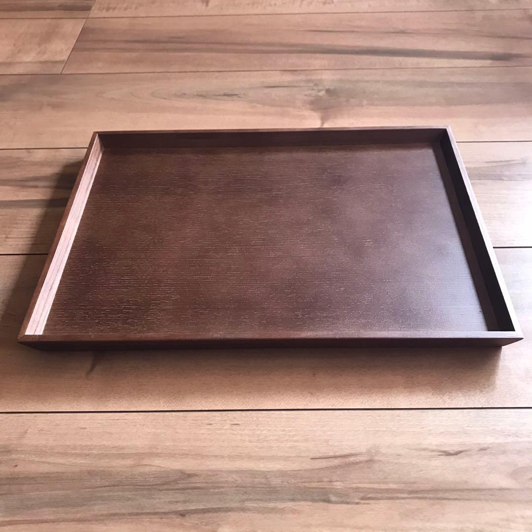 新品　木製トレー 10枚セット 木 トレイ お盆 お食事トレイ スタッキン