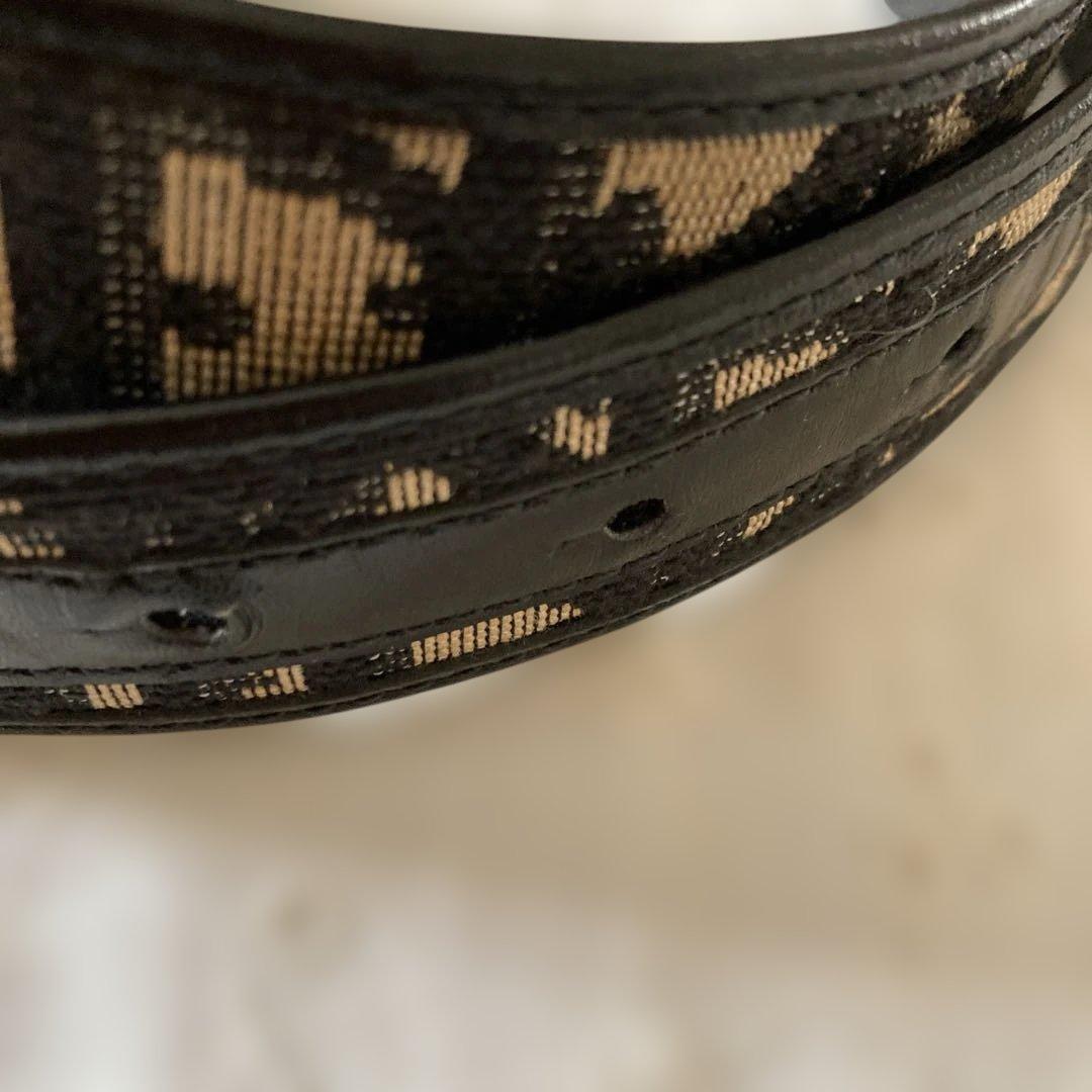 【美品】Christian Dior ベルトレディース トロッター柄
