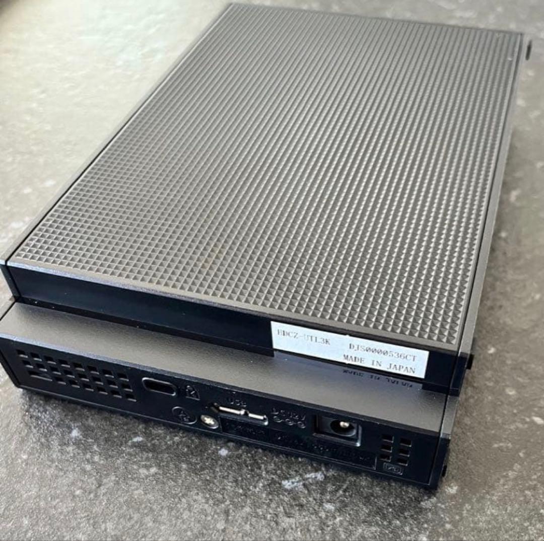 【ほぼ未使用】I-O DATA 外付けハードディスク　「HDCZ-UTL3K」
