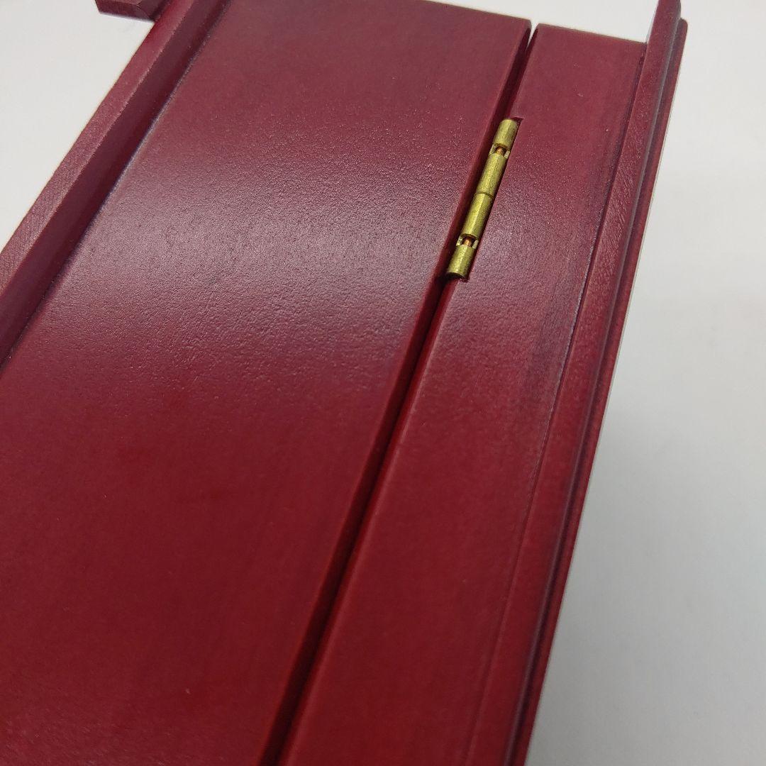 カメオ オルゴール付きジュエリーBOX 木製 宝石箱