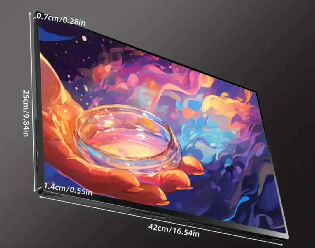 週末限定 モバイルモニター 18.5インチ 非光沢1920*1080フルHD