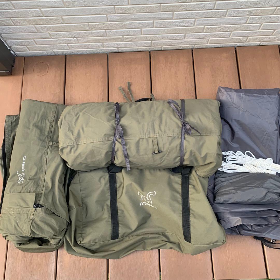 FUTURE FOX フォックスベース　メッシュインナー　前幕　二又ポールセット
