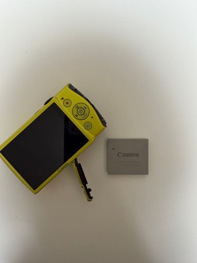 Canon IXY グリーン デジタルカメラ　バッテリー付き