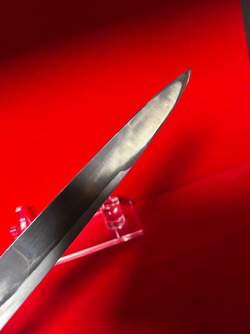 01581 包丁　柳刃　尺　保勝　津軽打刃物　超細地肌有り　切味抜群　箱付