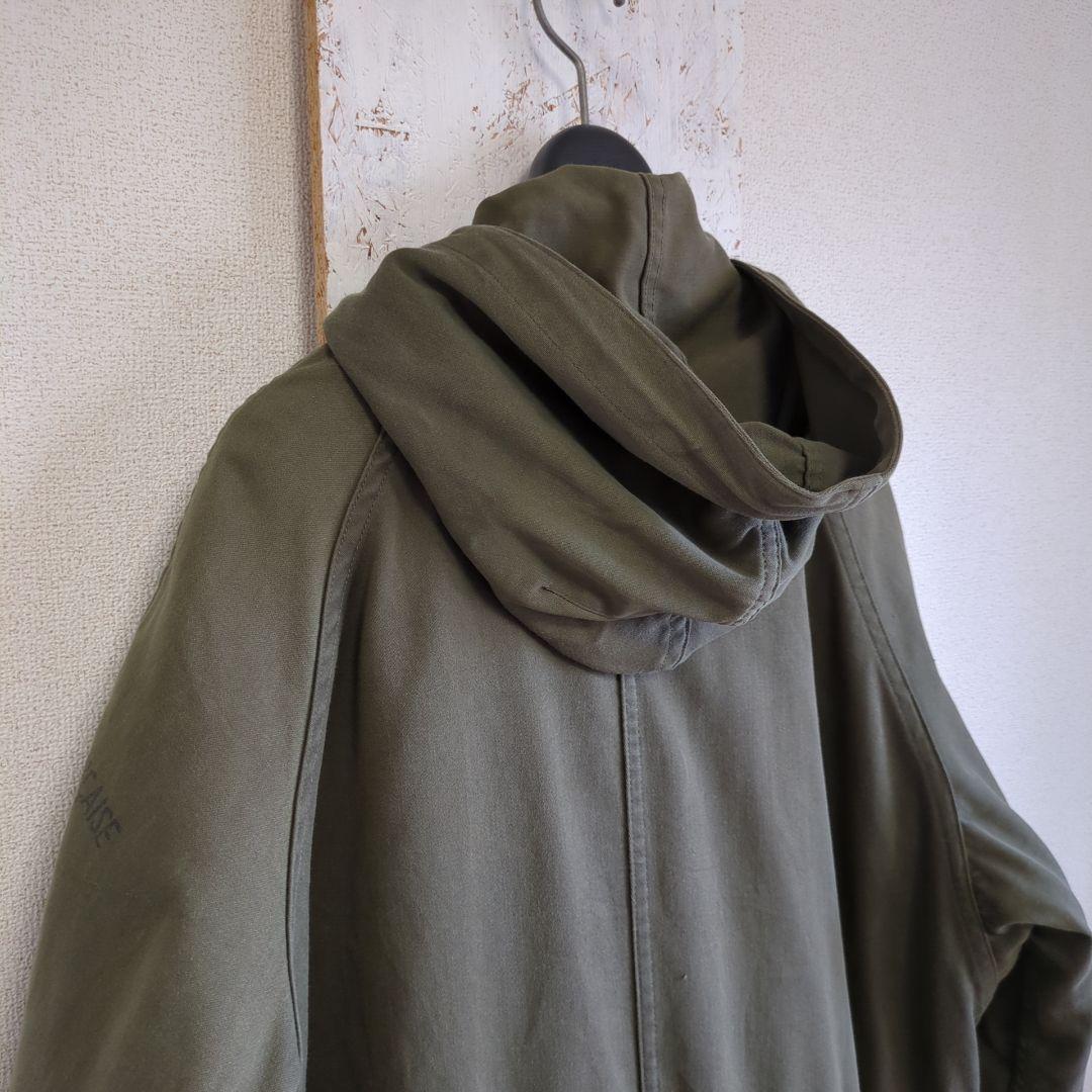 古着　フランス軍　M-64 実物　フィールドパーカー　モッズコート　ライナー付き