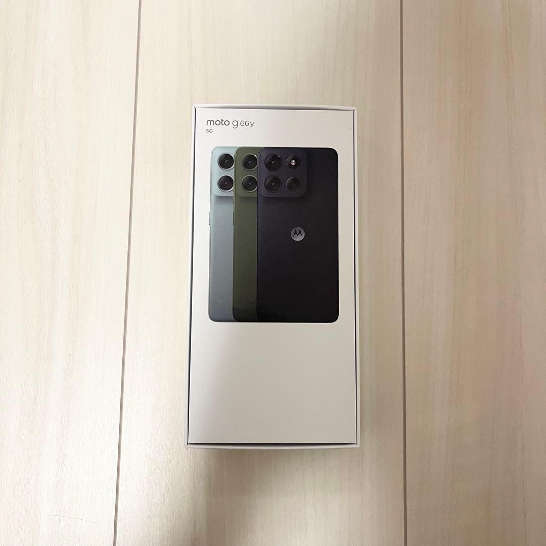 【新品未使用】moto g66y 本体ブラックオイスターMotorola残債なし