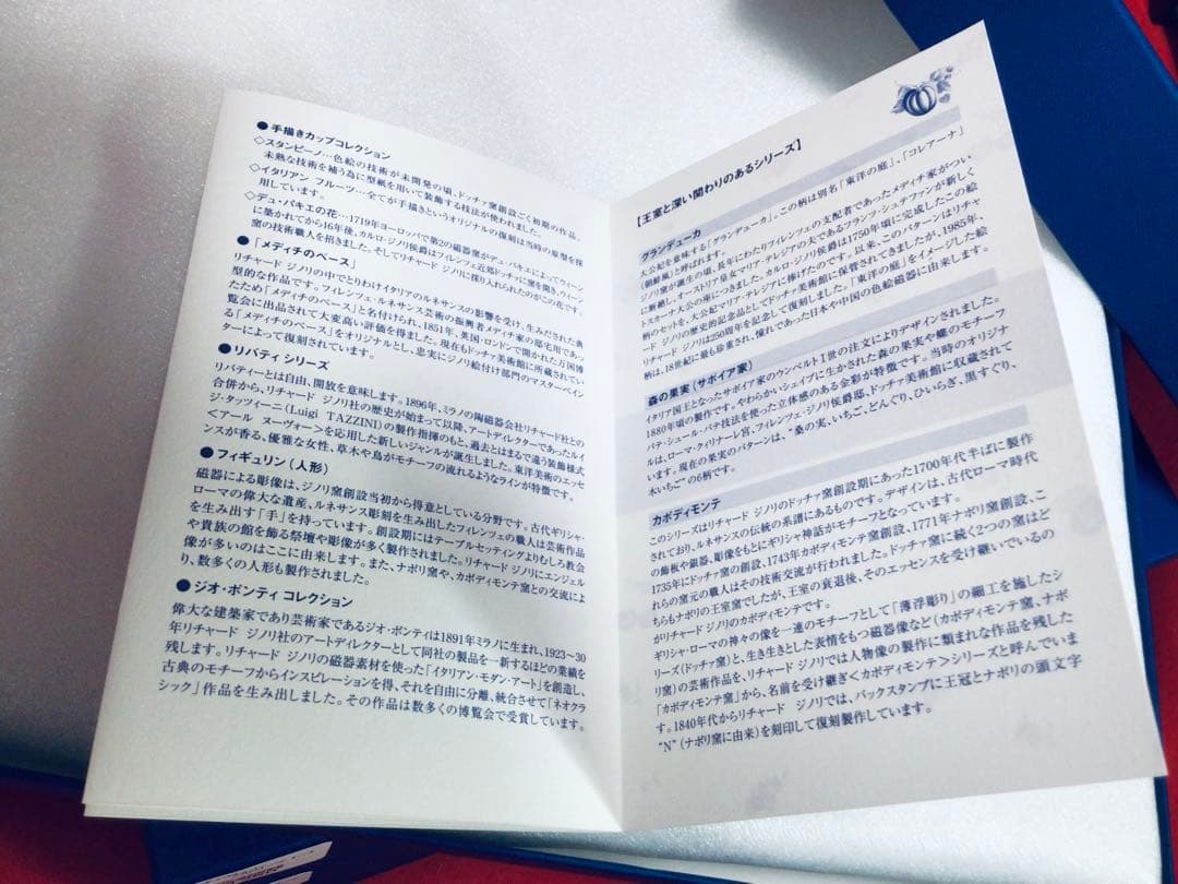 リチャードジノリ アンティコチェリー 27cm プレート 4枚セット 未使用品