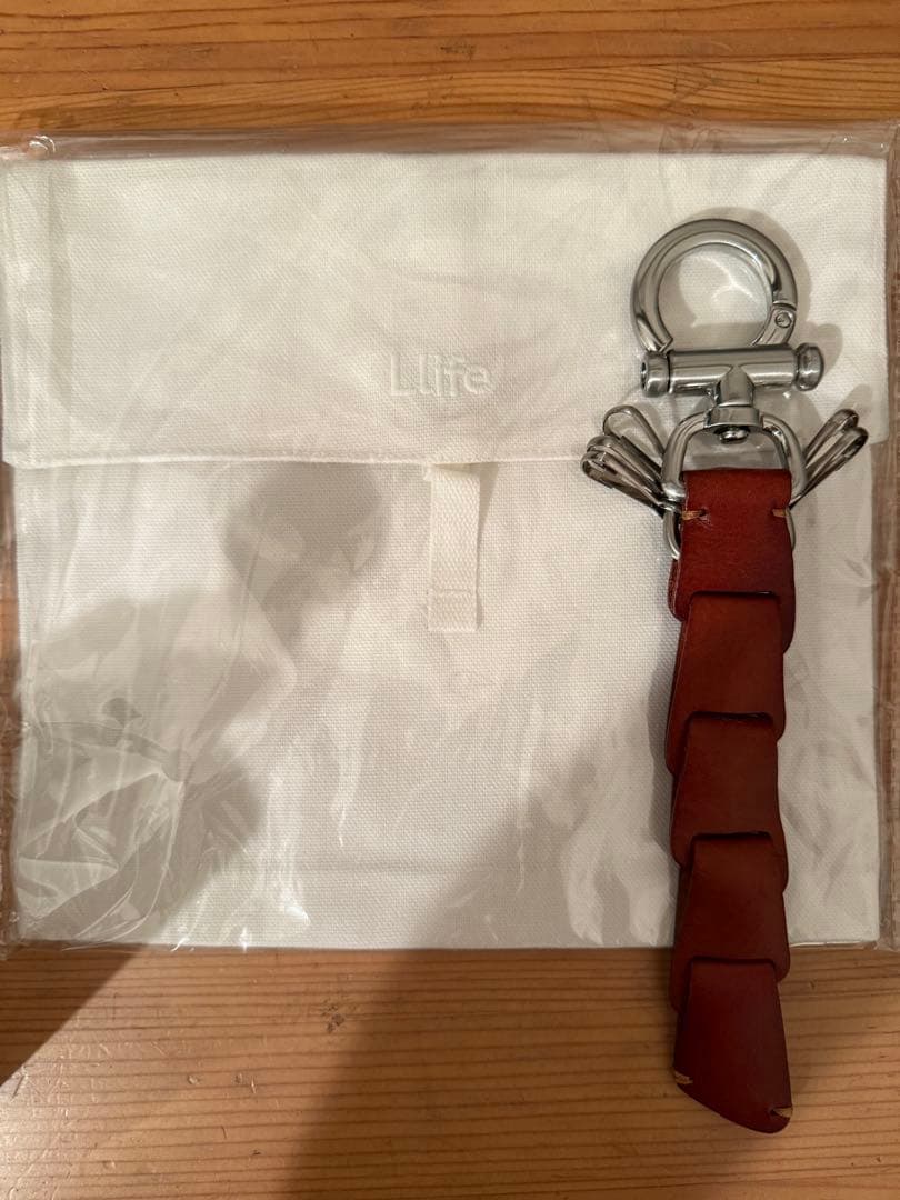 【完売品】Llife LEATHER KEY CHAIN SIENNA