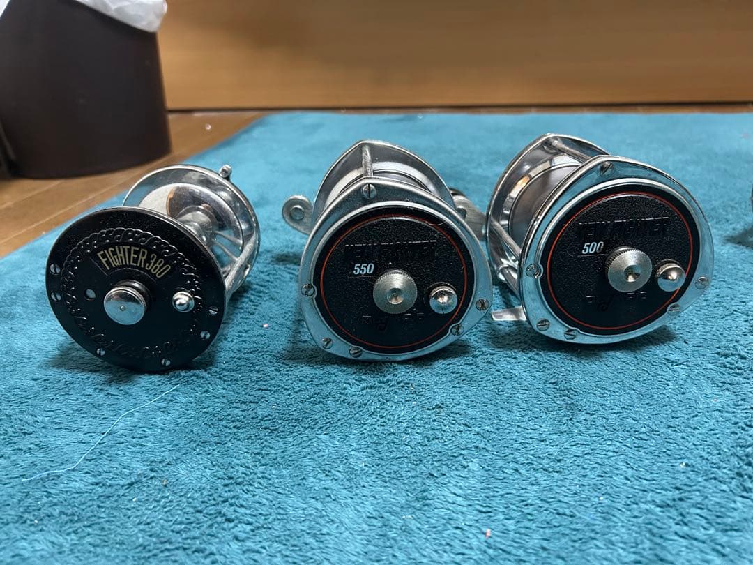 オリムピック　ストロング　ファイター　計8点　石鯛　両軸リール