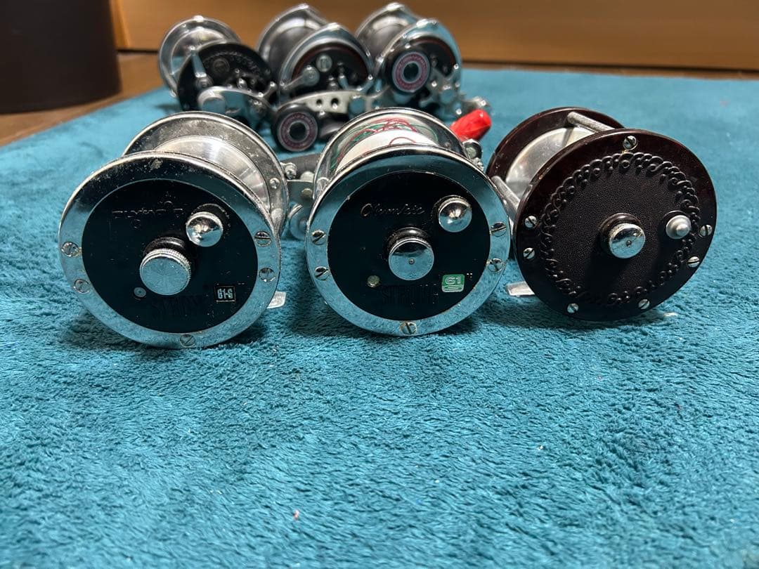 オリムピック　ストロング　ファイター　計8点　石鯛　両軸リール