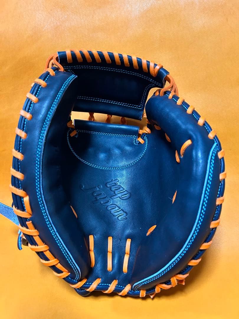 硬式野球グローブ TPC-0001 ブラック/オレンジ