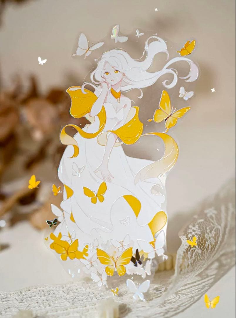 风见幸山《她的一抹黄》海外マスキングテープ　マステ 【2245】