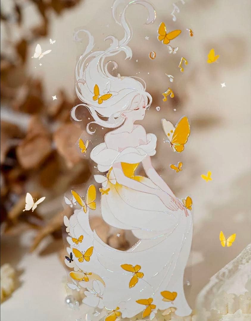 风见幸山《她的一抹黄》海外マスキングテープ　マステ 【2245】