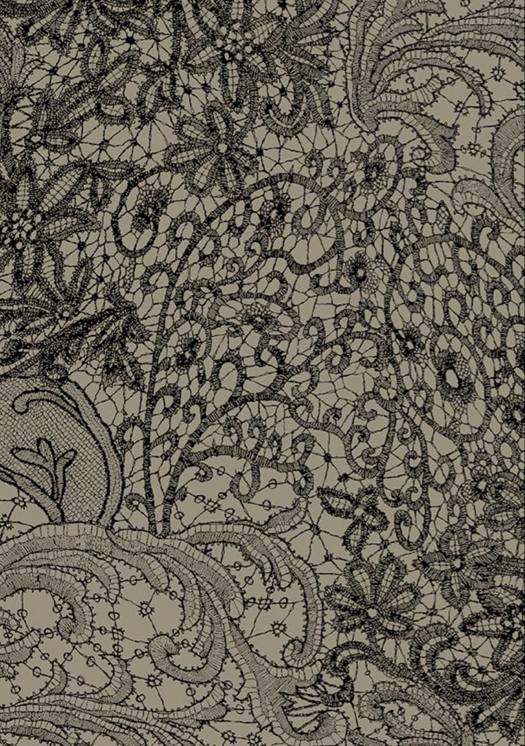 バレエ type Y neck ribbon / eternal lace etoupe