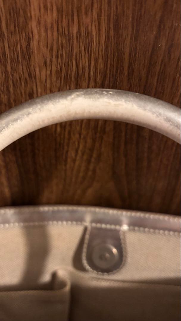 Dior シルバー レザー バッグ 保存袋付き