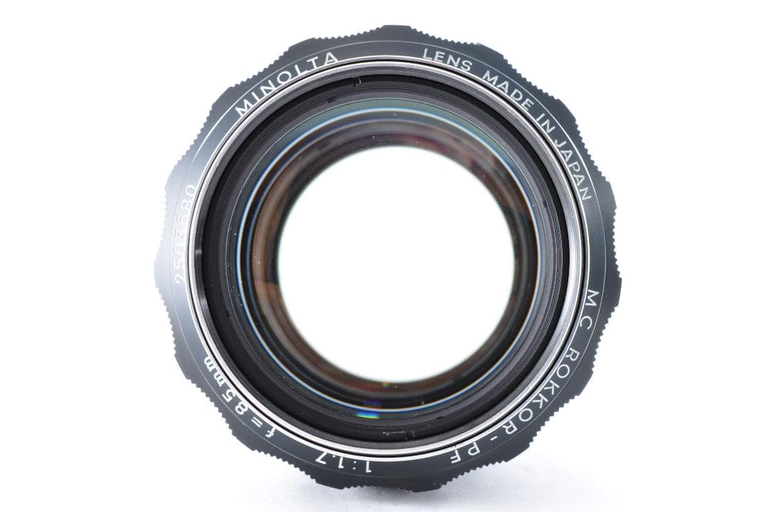 試写あり MINOLTA MC ROKKOR-PF 85mm f/1.8レンズ