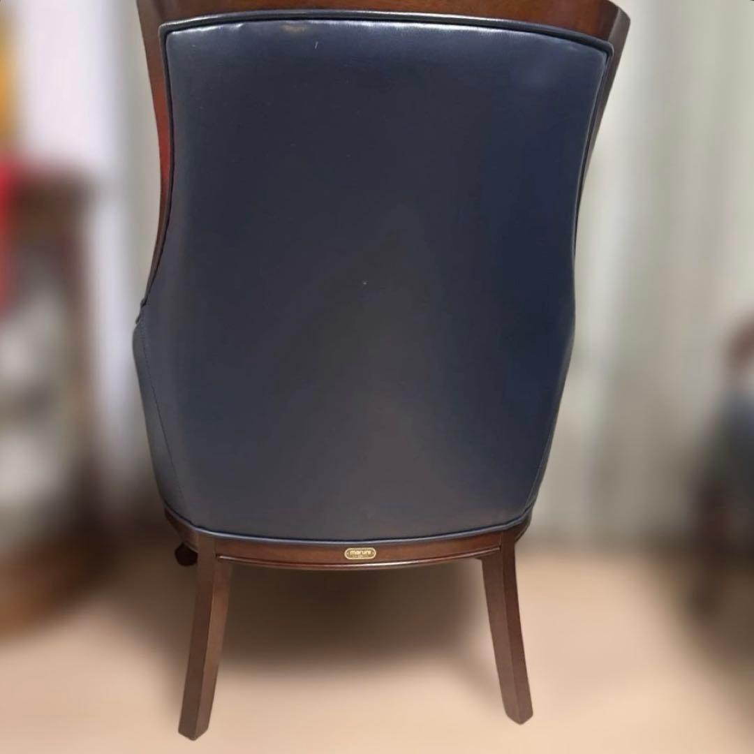 マルニ　ケントコートシリーズ　1脚　レザー1人掛けソファ④