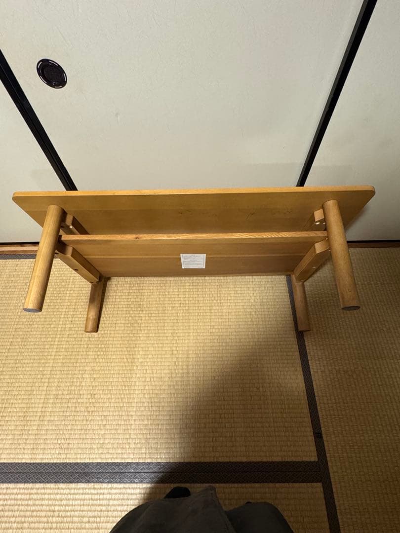 【無印良品】ローテーブル オーク材 天然木 センターテーブル　リビング