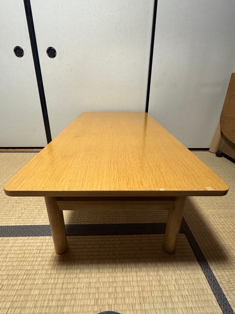 【無印良品】ローテーブル オーク材 天然木 センターテーブル　リビング