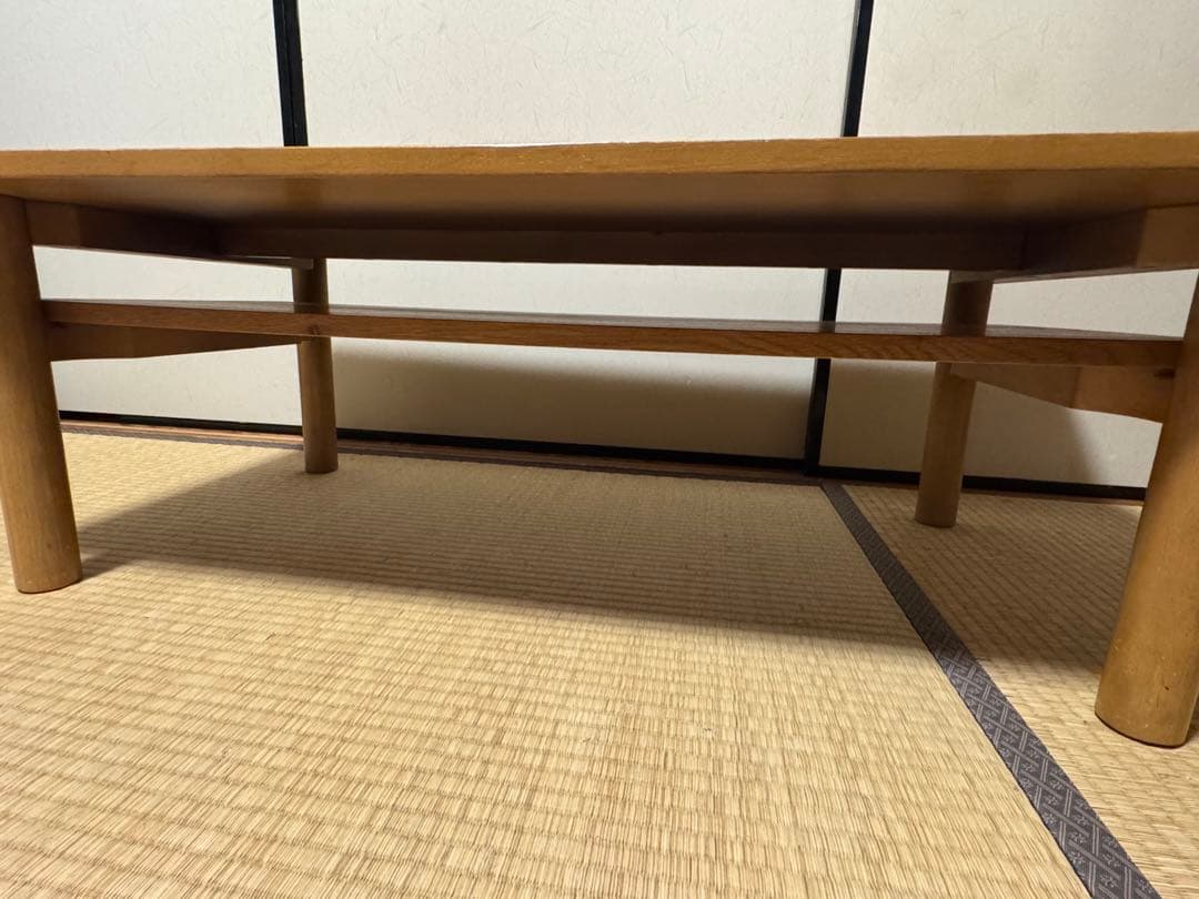 【無印良品】ローテーブル オーク材 天然木 センターテーブル　リビング