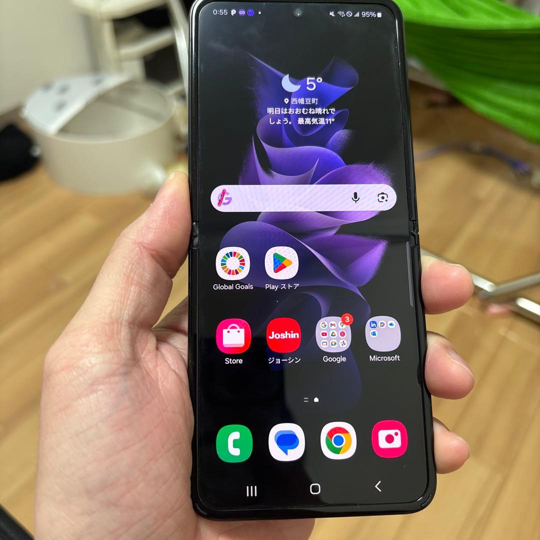 Galaxy Z Flip3 5G 本体 ブラック