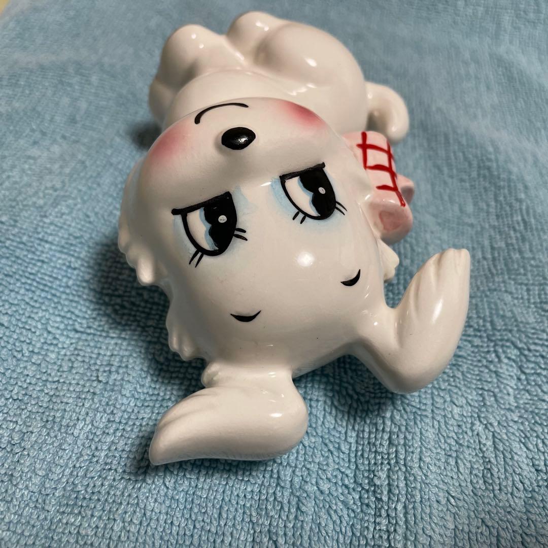 希少　内藤ルネDesign 「陶器」 犬貯金箱　当時物　年代物　ヴィンテージ