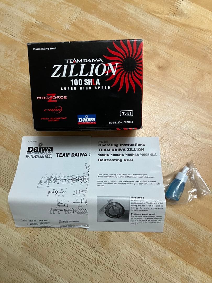TEAM DAIWA ZILLION 100 SHLA チームダイワ ジリオン