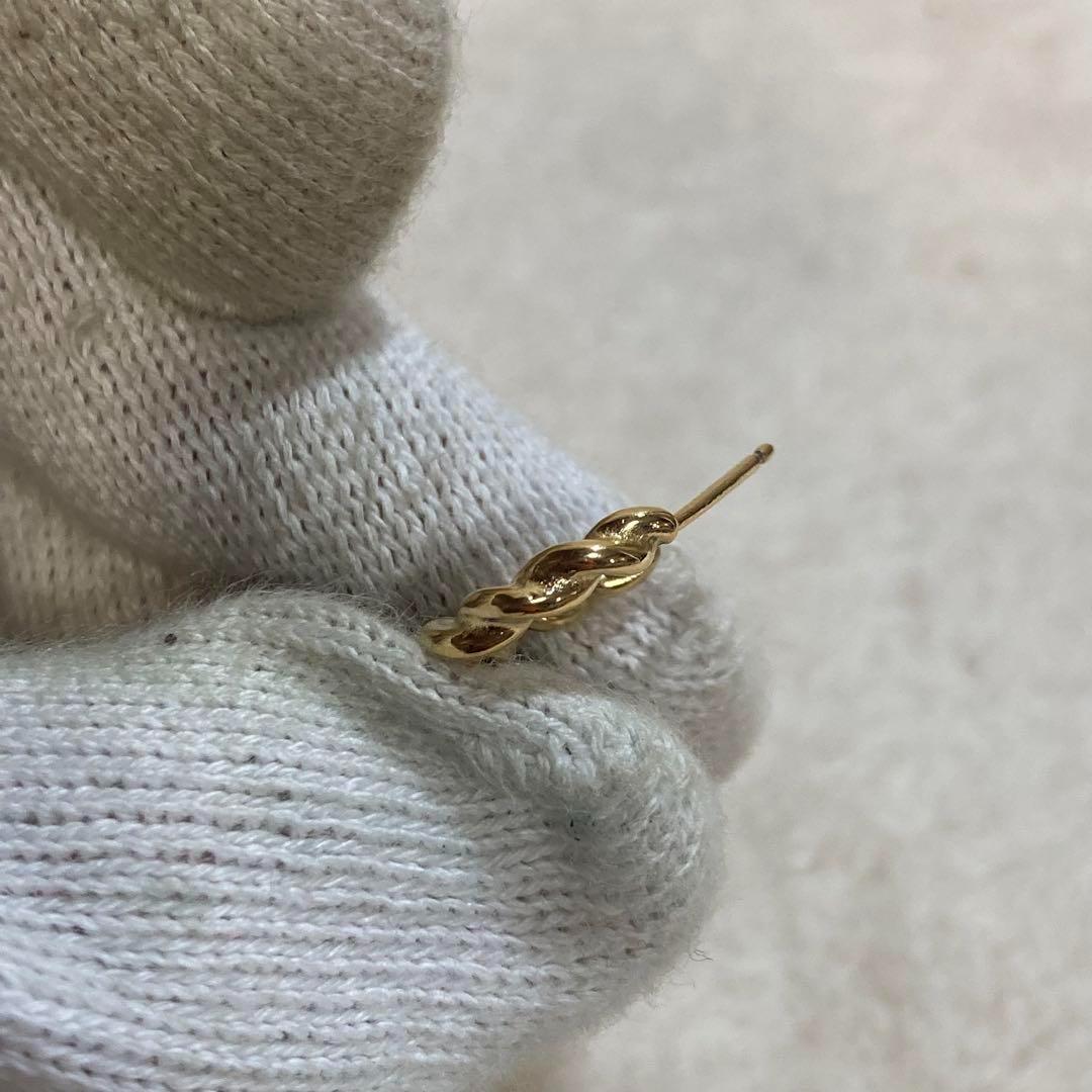 ！美品！　ルイヴィトン　ハート　ゴールドピアス