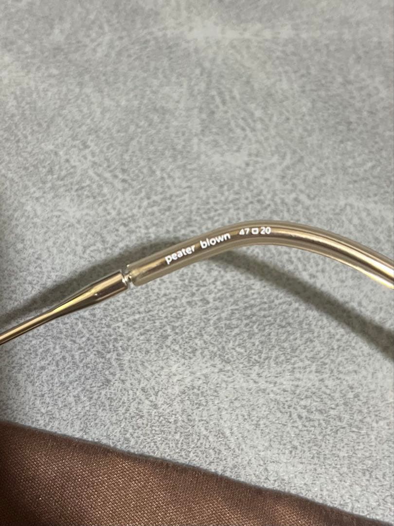 note！！　Re:see ライトブラウン サングラス