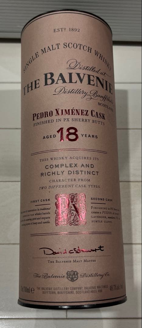 The Balvenie Pedro Ximénez Cask 18年