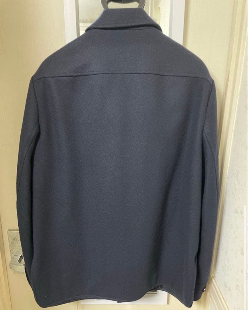 DRIES VAN NOTEN WOOL JACKET COAT ネイ