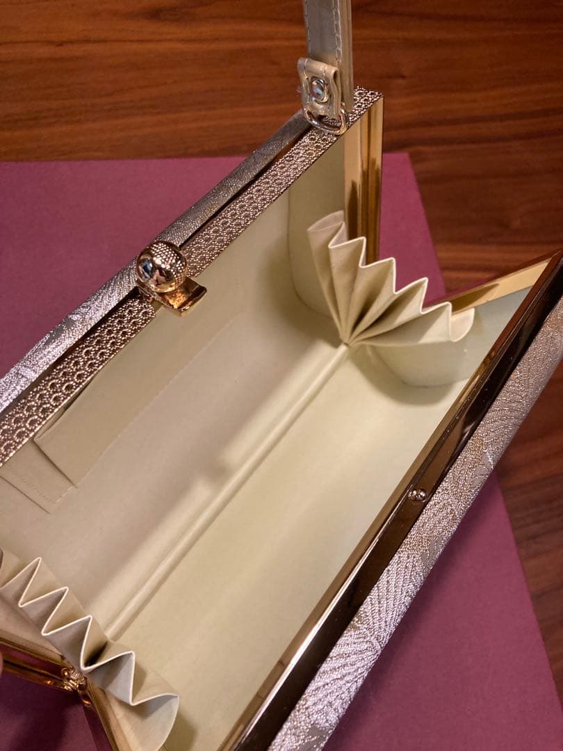 【極美品】和装バッグ 草履 セット 礼装　フォーマル ゴールド