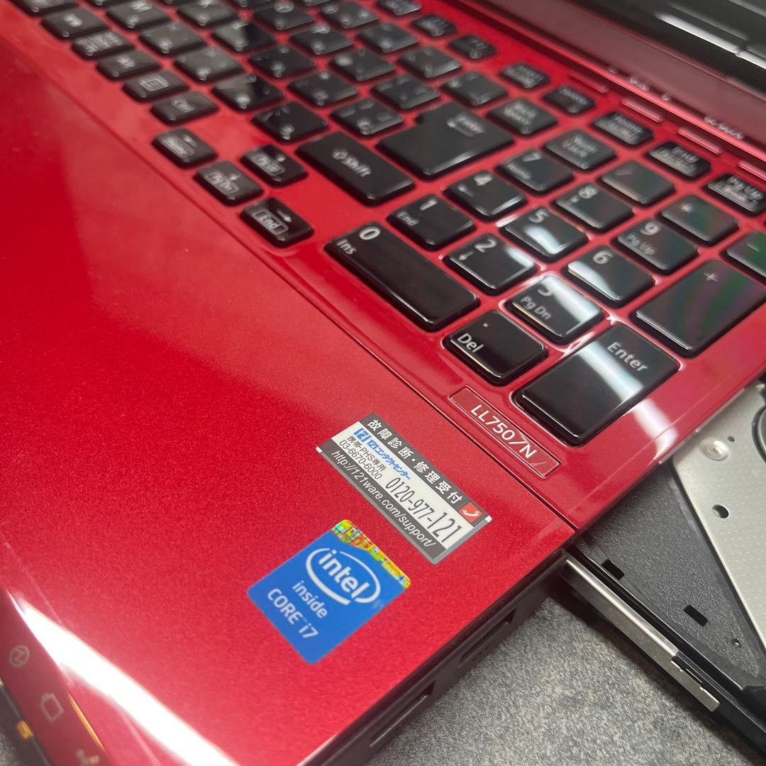 【NEC LAVIE】初期設定済＆Office付きノートPC　i7