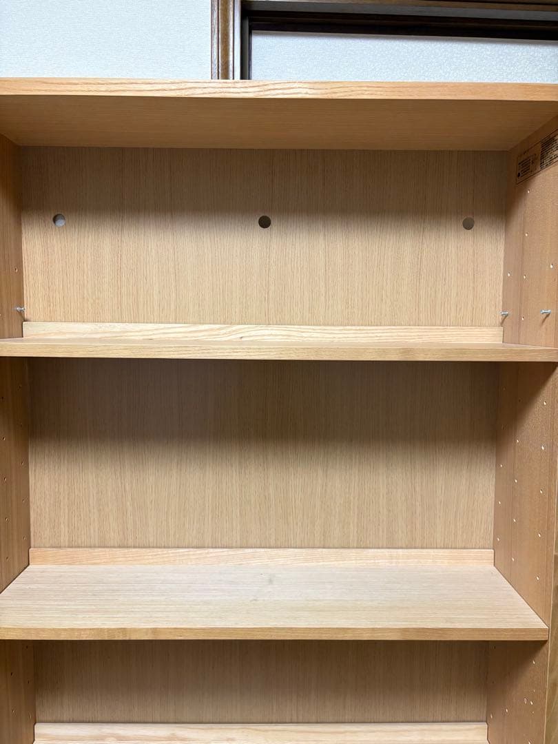 無印　廃盤薄型シェルフ　5段可動棚