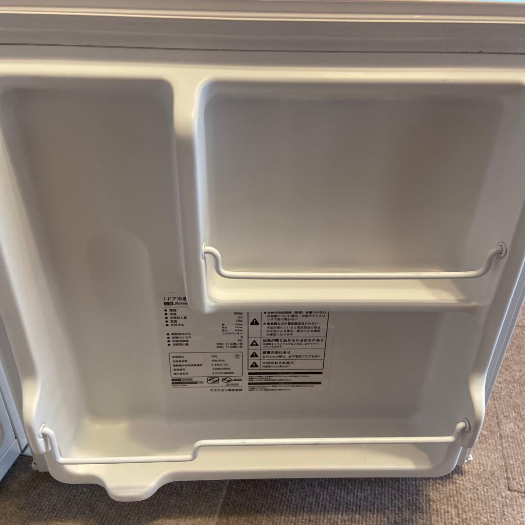 マクスゼン　1ドア冷蔵庫 46L 2023年製