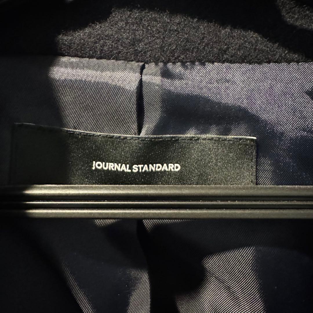 JOURNAL STANDARD ブラック ウールピーコート 36