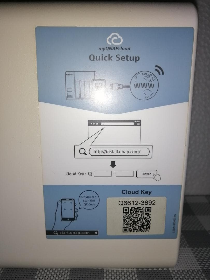 QNAP TS-251B + HDD 4TB (2TBx2個) RAM 8GB