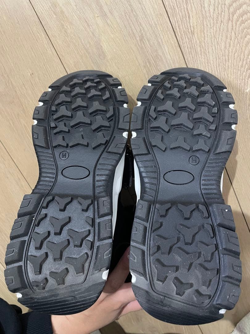 +diana クリスタルバックル スノーブーツ(М) ブラック