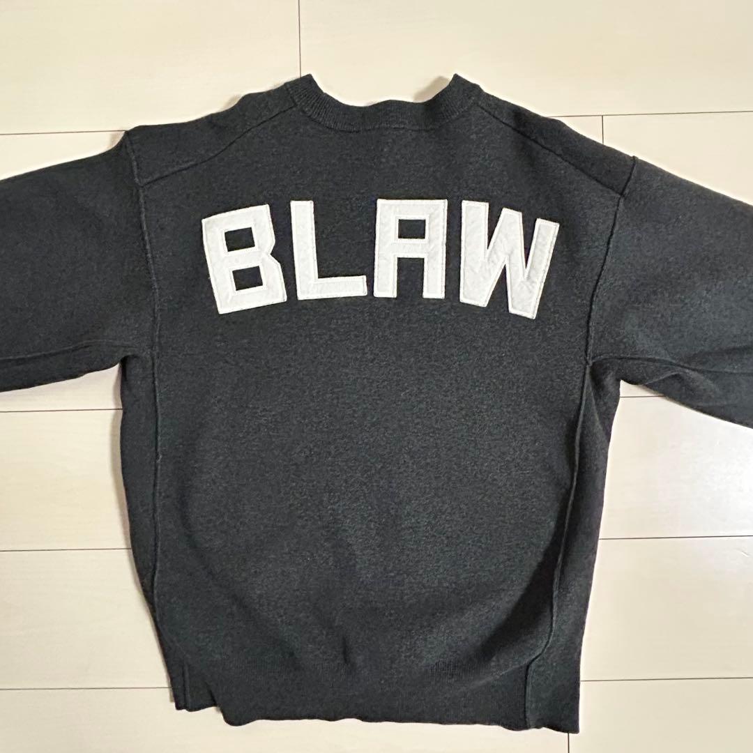 アダムエロペ　フェルト刺しゅうニットプルオーバー