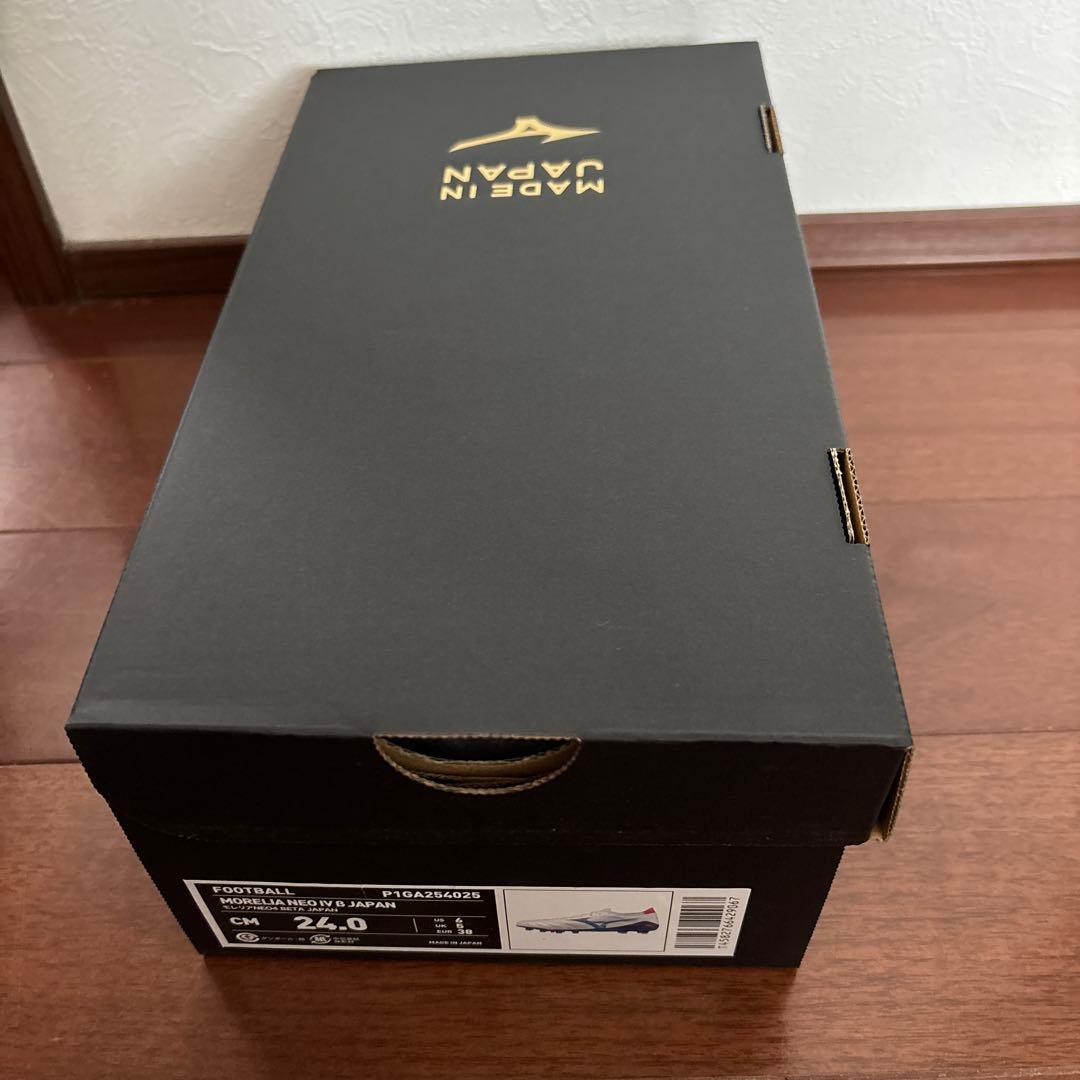 新品　レアサイズ　限定　ミズノ　モレリア ネオ4 β JAPAN 24.0