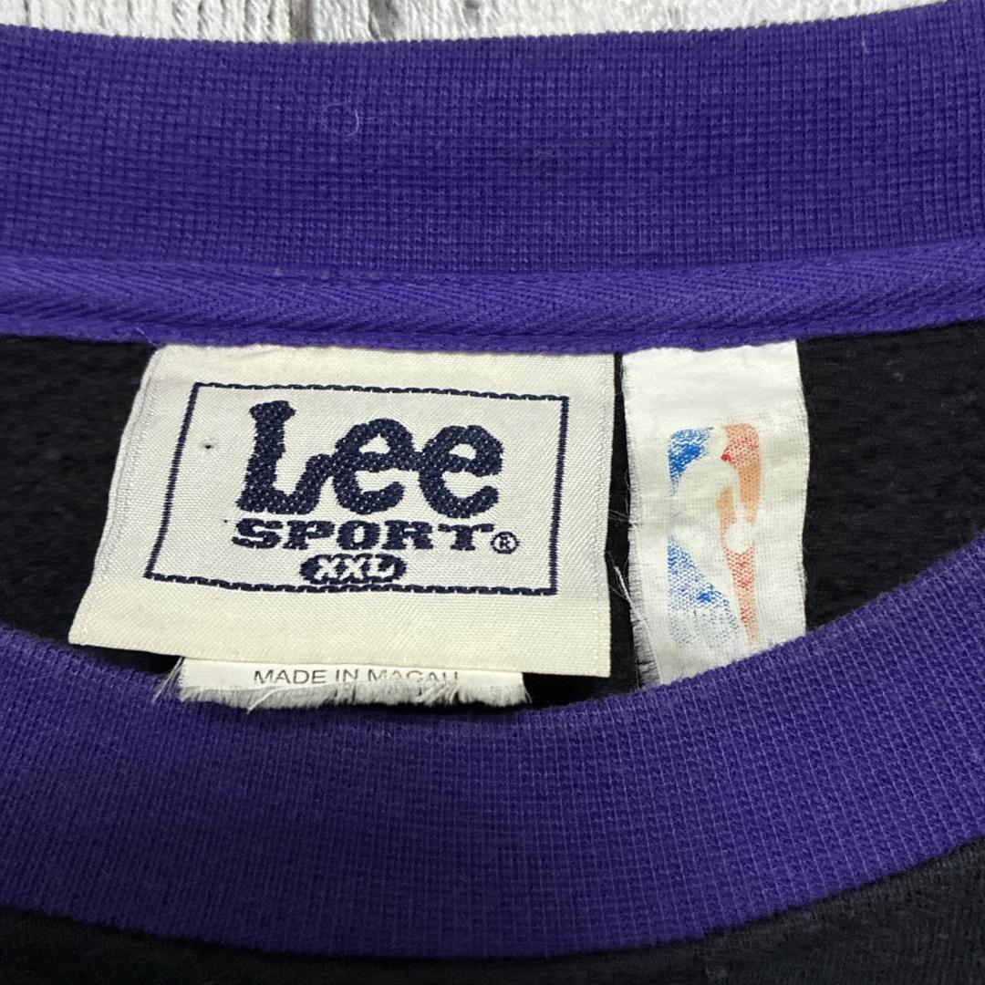 NBA レイカーズ Lee SPORT スウェット トレーナー 刺繍 黒 2XL