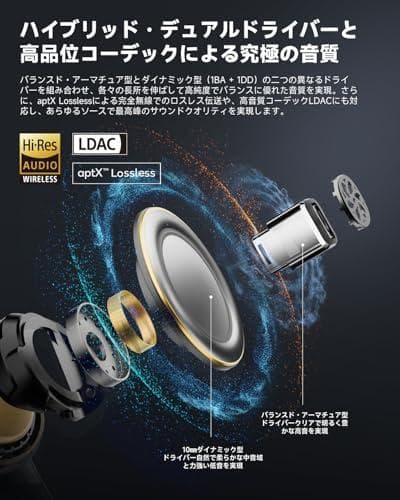 【VGP 2026 金賞・コスパ大賞】EarFun Air Pro 4+ ワイM