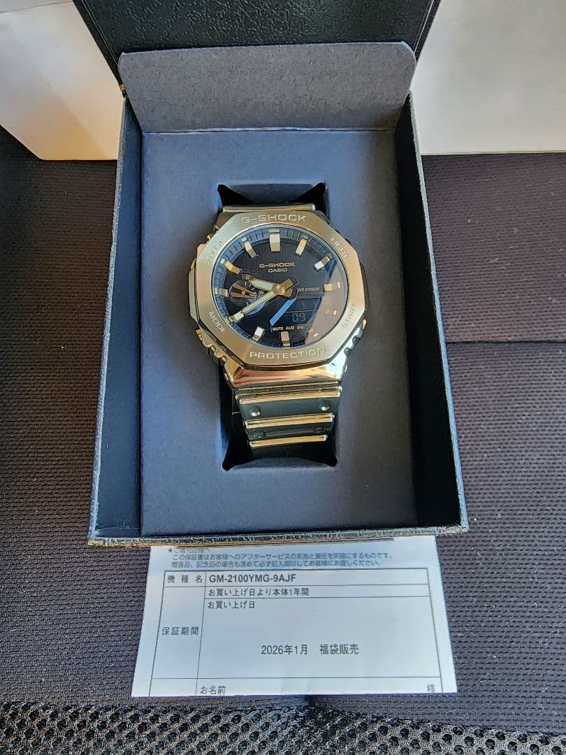2【新品】CASIO G-SHOCK　GM-2100YMG-9AJF