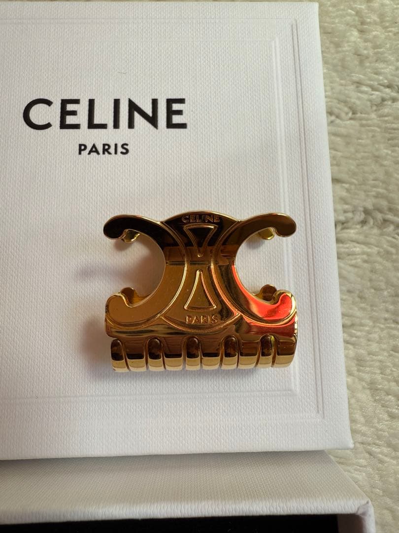 セリーヌ CELINE ミディアム ヘアクロー ヘアクリップ